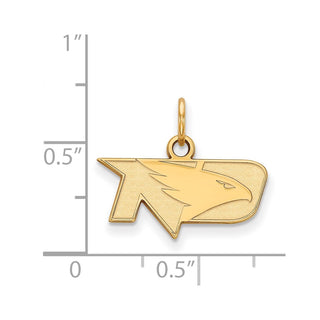 14k Gold LogoArt University of North Dakota Extra Small Pendant