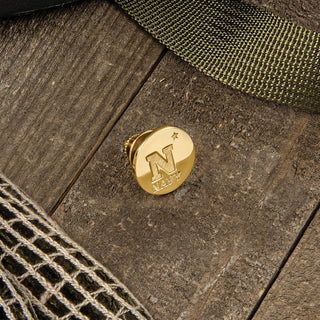 Sterling Silver Gold-plated LogoArt US Naval Academy Lapel Pin