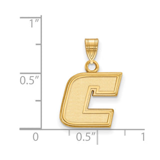 14k Gold LogoArt University of Tennessee at Chattanooga Letter C Small Pendant