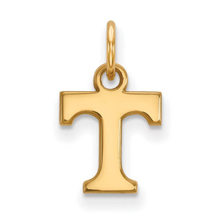 14k Gold LogoArt University of Tennessee Letter T Extra Small Pendant