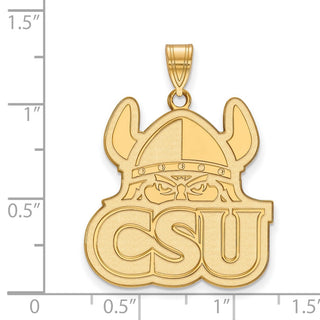 10k Gold LogoArt Cleveland State University Extra Large Pendant