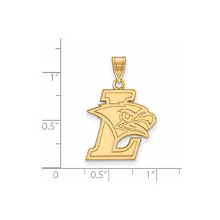 10k Gold LogoArt Lehigh University Large Pendant