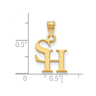 10k Gold LogoArt Sam Houston State University Small Pendant