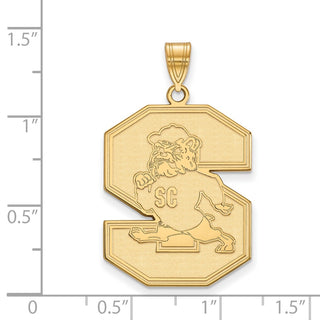 10k Gold LogoArt South Carolina State University Extra Large Pendant