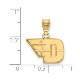 14k Gold LogoArt University of Dayton Small Pendant