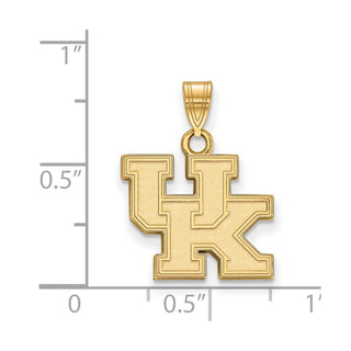 10k Gold LogoArt University of Kentucky U-K Small Pendant