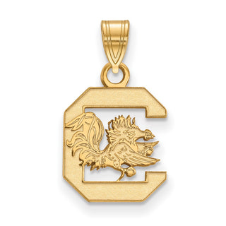 14k Gold LogoArt University of South Carolina Small Pendant