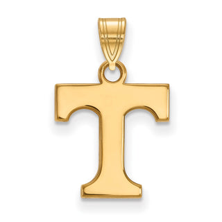 14k Gold LogoArt University of Tennessee Letter T Small Pendant