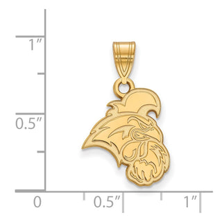 10k Gold LogoArt Coastal Carolina University Chanticleer Medium Pendant