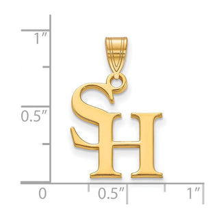 10k Gold LogoArt Sam Houston State University Medium Pendant