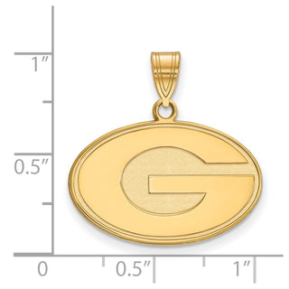 14k Gold LogoArt University of Georgia Letter G Medium Pendant
