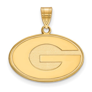 10k Gold LogoArt University of Georgia Letter G Medium Pendant