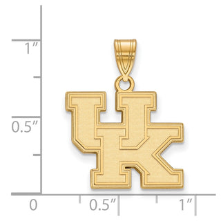 10k Gold LogoArt University of Kentucky U-K Medium Pendant
