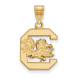 14k Gold LogoArt University of South Carolina Medium Pendant