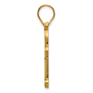 10k Gold LogoArt Baylor University Bears Large Pendant