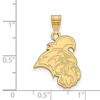 10k Gold LogoArt Coastal Carolina University Chanticleer Large Pendant