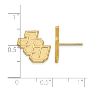 14k Gold LogoArt John Carroll University Small Post Earrings