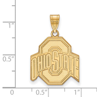 14k Gold LogoArt The Ohio State University Large Pendant 4Y004OSU