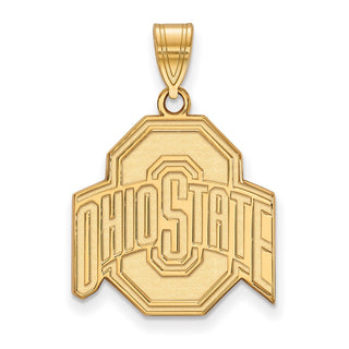 10k Gold LogoArt The Ohio State University Large Pendant 1Y004OSU