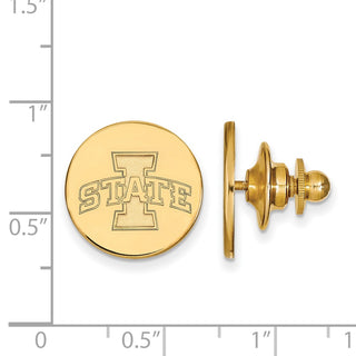 14k Gold LogoArt Iowa State University Lapel Pin