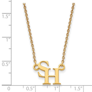 10k Gold LogoArt Sam Houston State University Small Pendant 18 inch Necklace