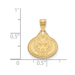 10k Gold LogoArt St. Cloud State University Husky Small Pendant