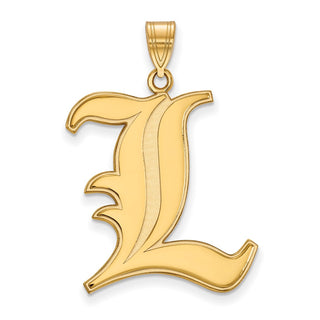 14k Gold LogoArt University of Louisville Letter L Extra Large Pendant