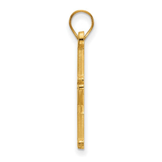 14k Yellow Gold LogoArt Vanderbilt University Large Pendant 4Y006VAU