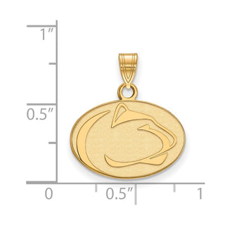 10k Gold LogoArt Penn State University Lion Small Pendant