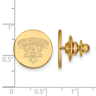 14k Gold LogoArt University of New Orleans U-N-O Lapel Pin
