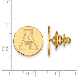 14k Gold LogoArt Appalachian State University Lapel Pin