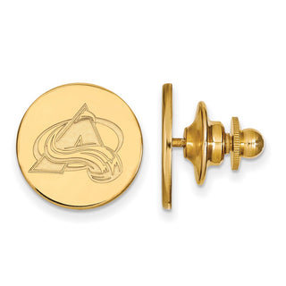 14k Gold NHL LogoArt Colorado Avalanche Lapel Pin
