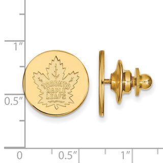 14k Gold NHL LogoArt Toronto Maple Leafs Lapel Pin