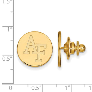 14k Gold LogoArt United States Air Force Academy A-F Lapel Pin