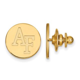 Sterling Silver Gold-plated LogoArt United States Air Force Academy A-F Lapel Pin