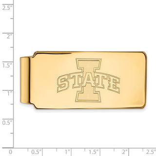 10k Gold LogoArt Iowa State University Money Clip