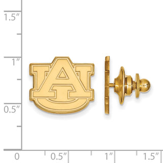 14k Gold LogoArt Auburn University Lapel Pin