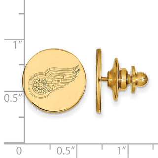 14k Gold NHL LogoArt Detroit Red Wings Lapel Pin