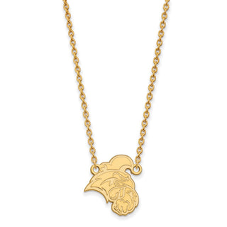 10k Gold LogoArt Coastal Carolina University Chanticleer Large Pendant 18 inch Necklace
