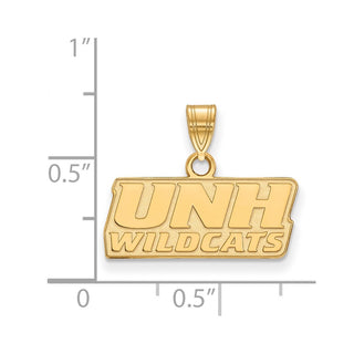 14k Gold LogoArt University of New Hampshire Small Pendant 4Y013UNH