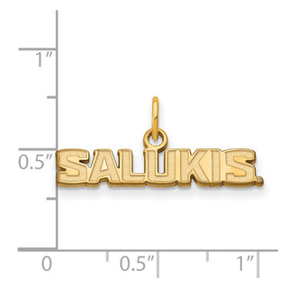 10k Gold LogoArt Southern Illinois University Salukis Extra Small Pendant