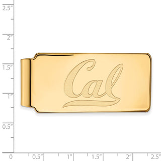 10k Gold LogoArt University of California Berkeley Cal Money Clip