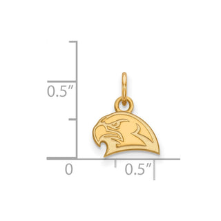 10k Gold LogoArt Miami University Ohio Redhawk Extra Small Pendant
