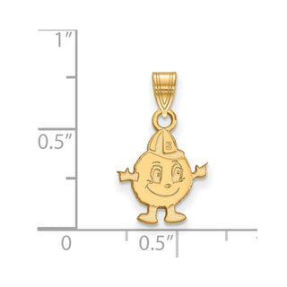 10k Gold LogoArt Syracuse University Mascot Small Pendant 1Y023SYU