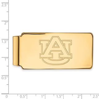 10k Gold LogoArt Auburn University Money Clip