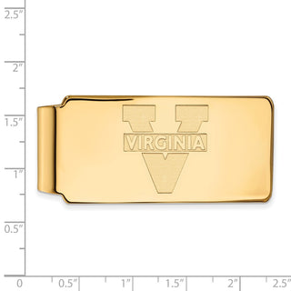 10k Gold LogoArt University of Virginia Money Clip