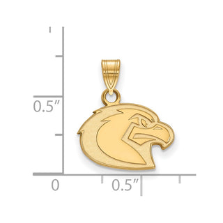 10k Gold LogoArt Marquette University Eagle Small Pendant