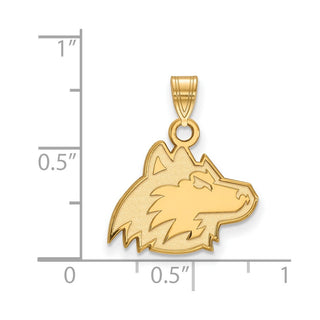 10k Gold LogoArt Northern Illinois University Huskie Small Pendant