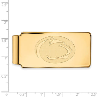 10k Gold LogoArt Penn State University Lion Money Clip