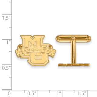 14k Gold LogoArt Marquette University Cuff Links